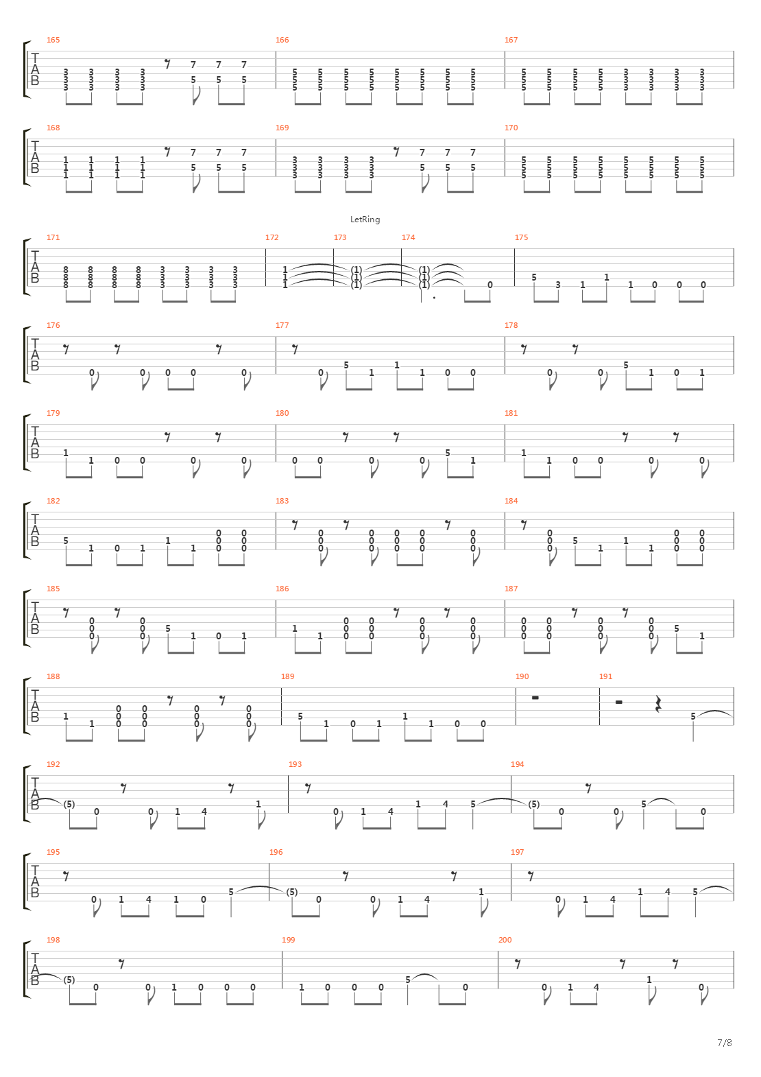Tread Lightly吉他谱