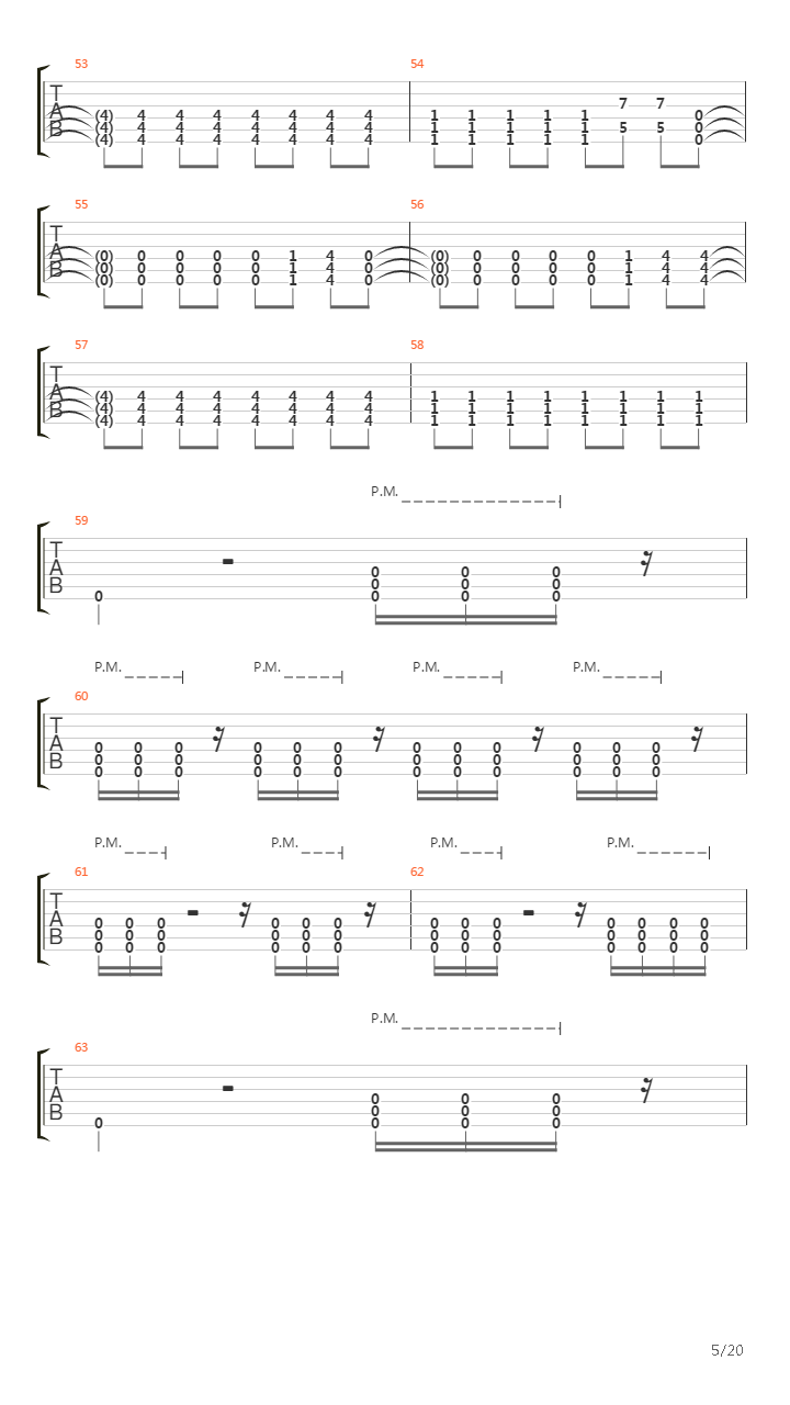 Tread Lightly吉他谱