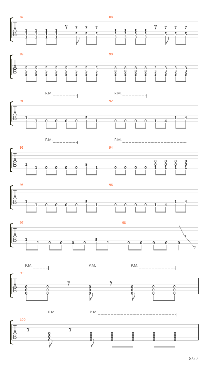 Tread Lightly吉他谱