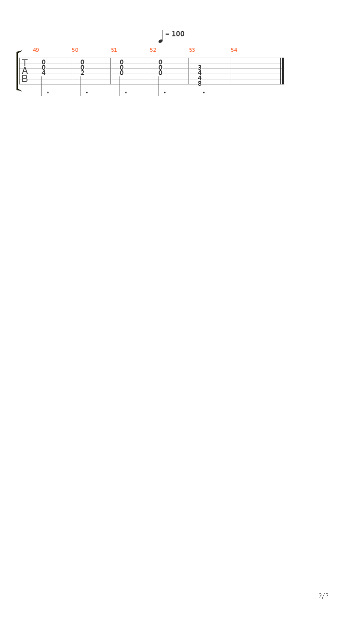 Speak吉他谱