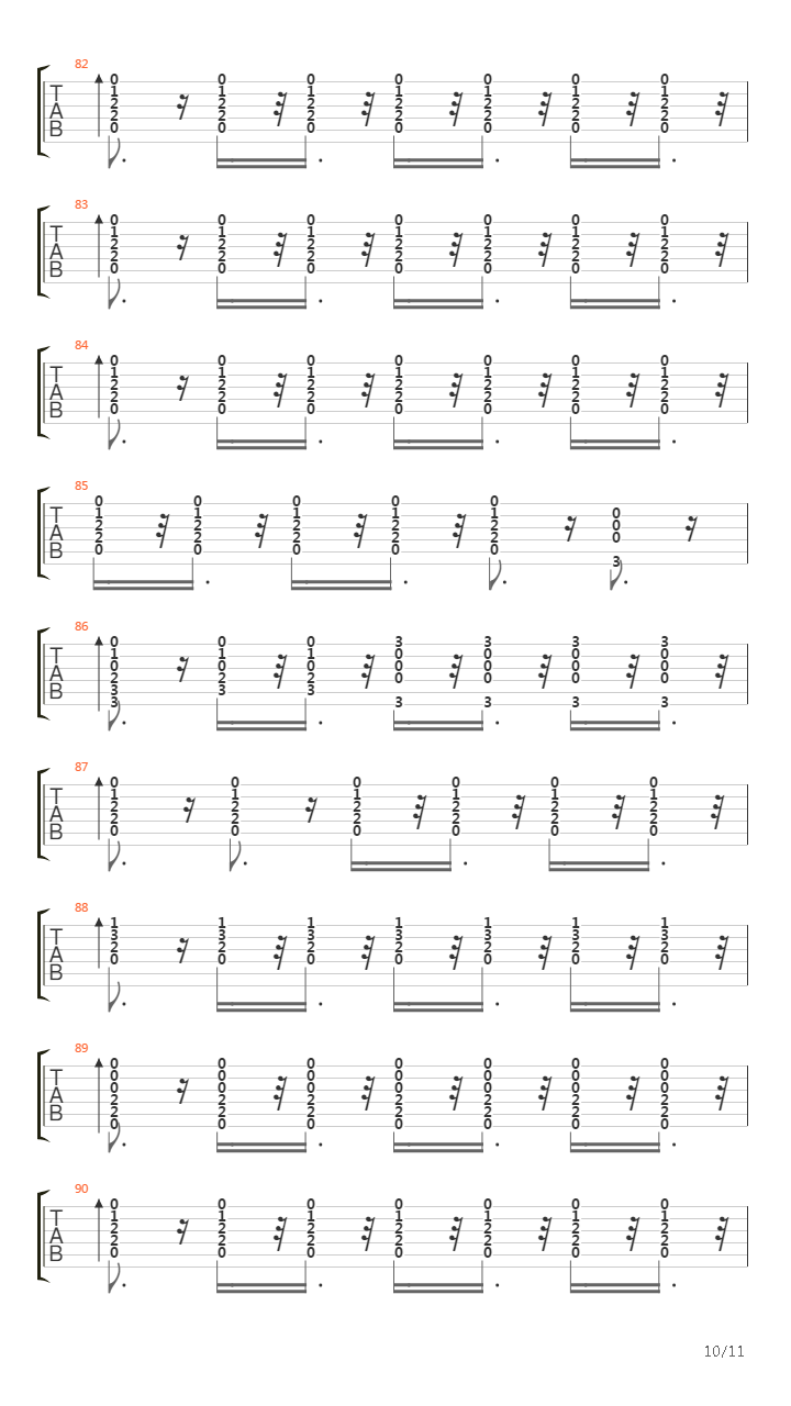 Bus Stop吉他谱