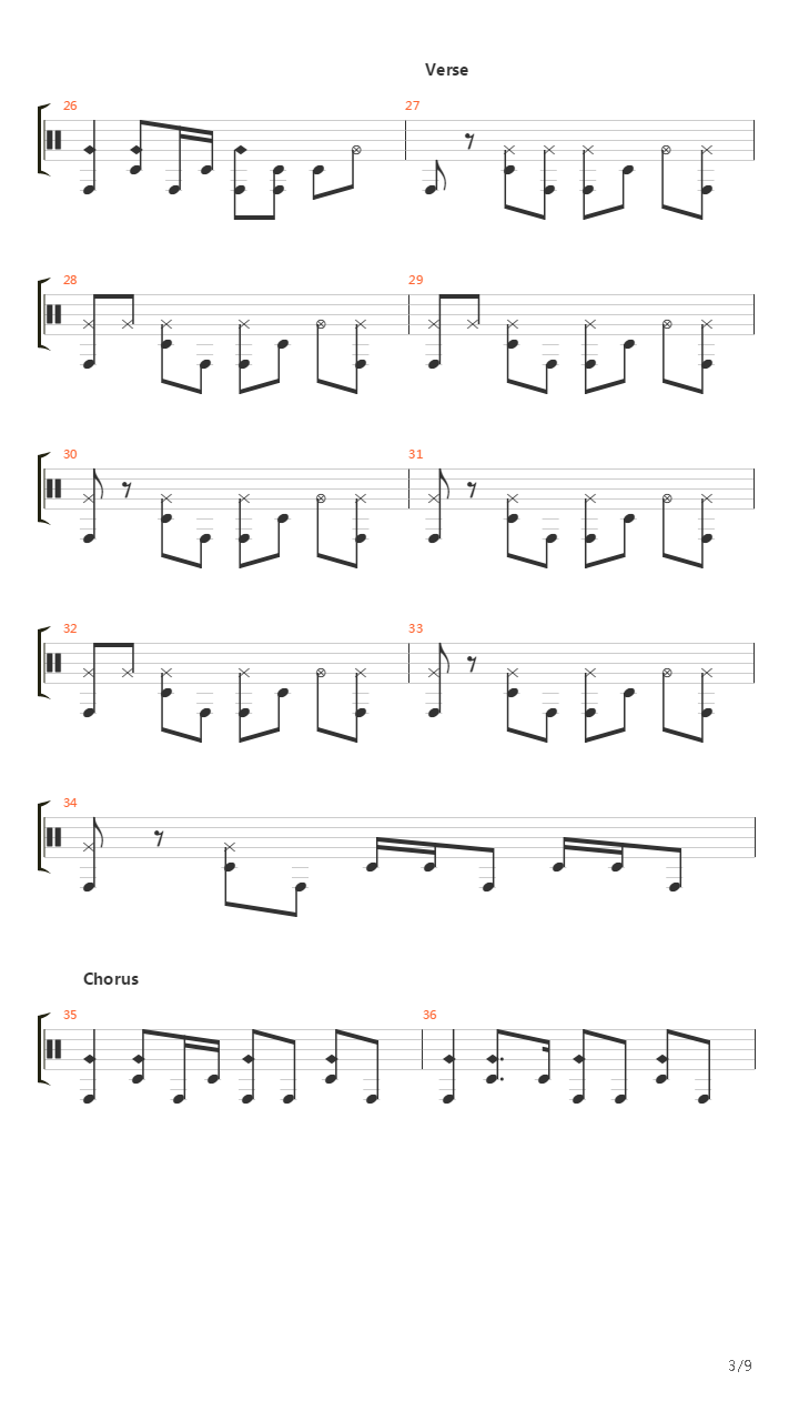 Steady As She Goes吉他谱