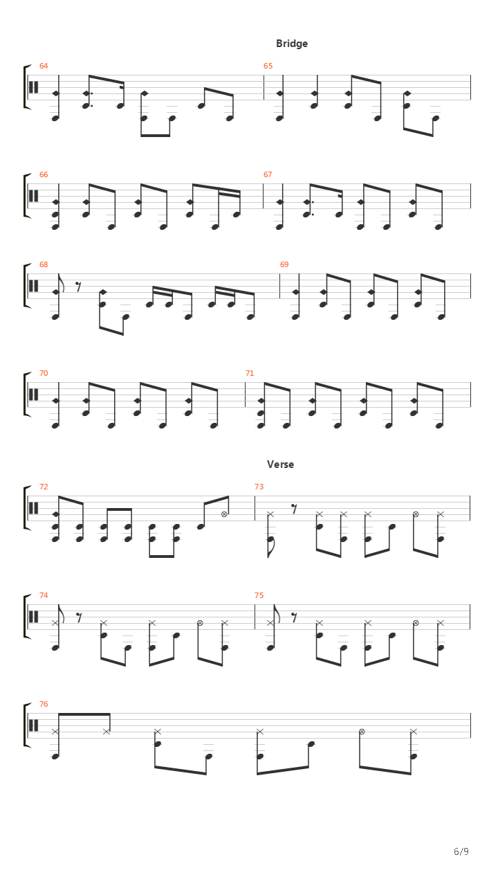 Steady As She Goes吉他谱