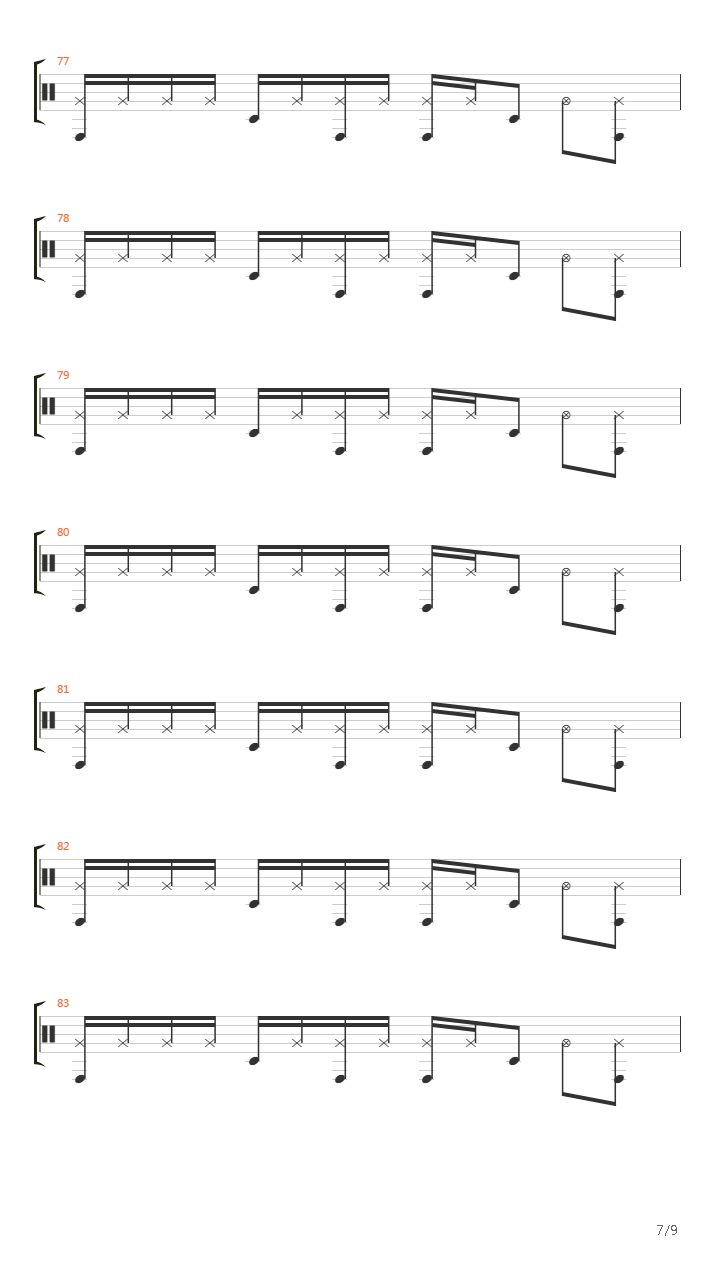 Steady As She Goes吉他谱