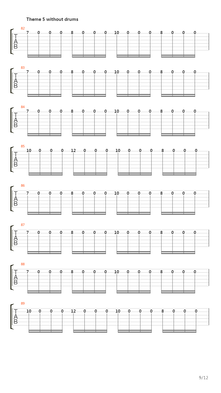 Vahim吉他谱