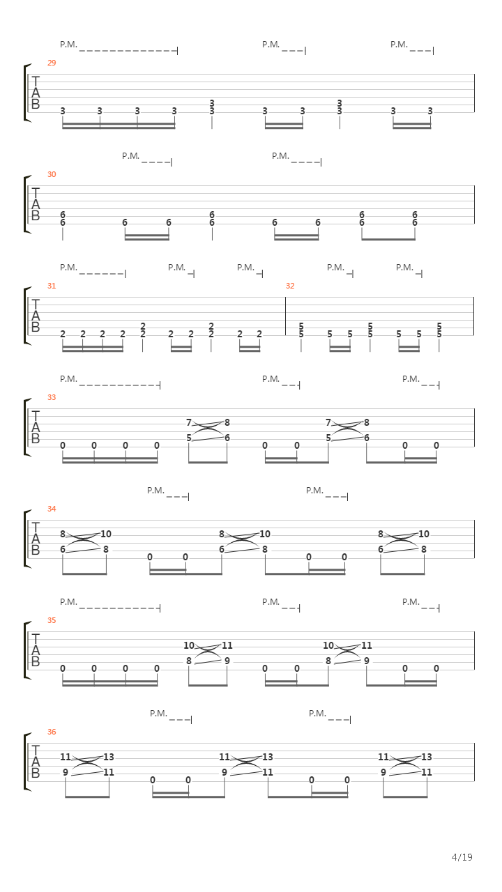 Pillars Of Serpents吉他谱