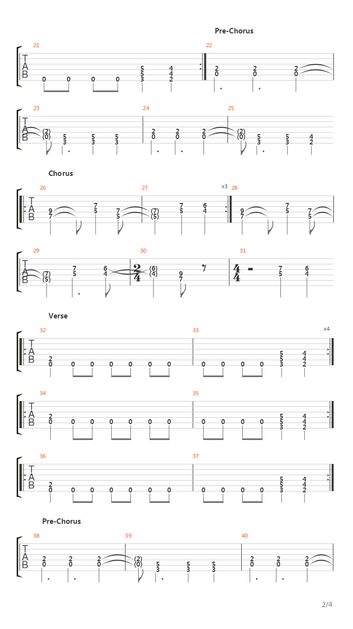 Smf吉他谱