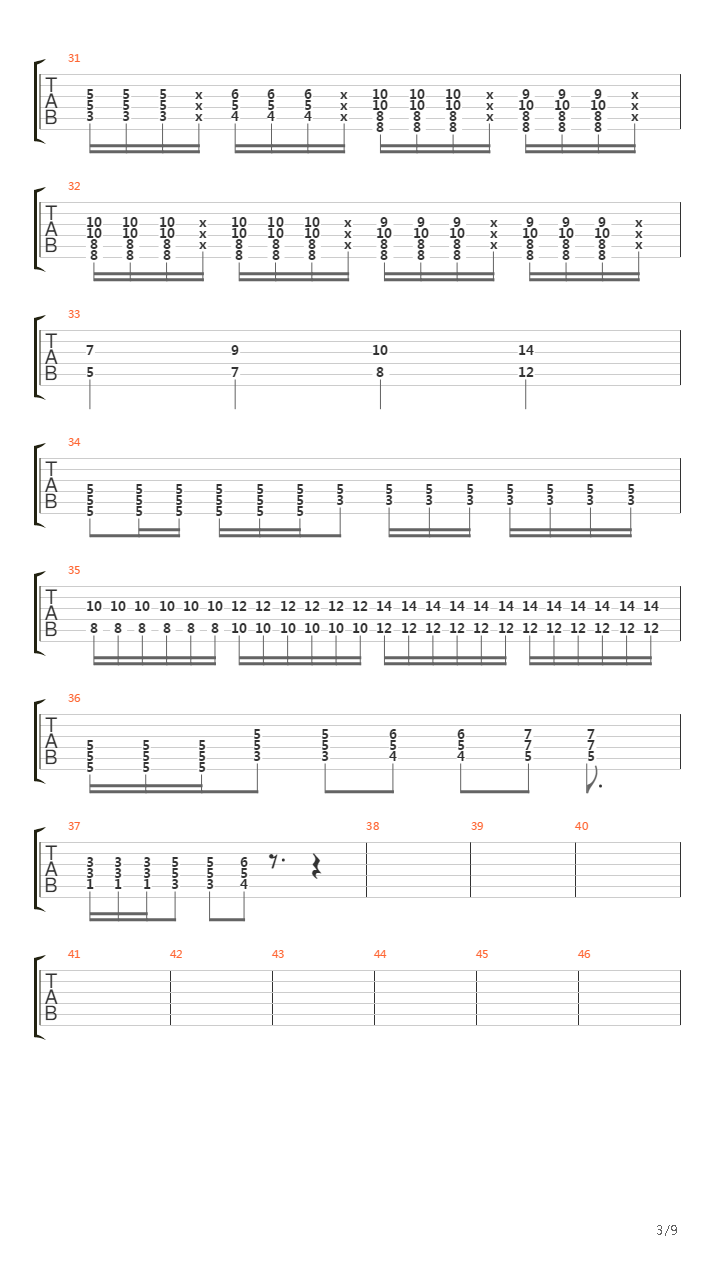 Itteki No Eikyo吉他谱