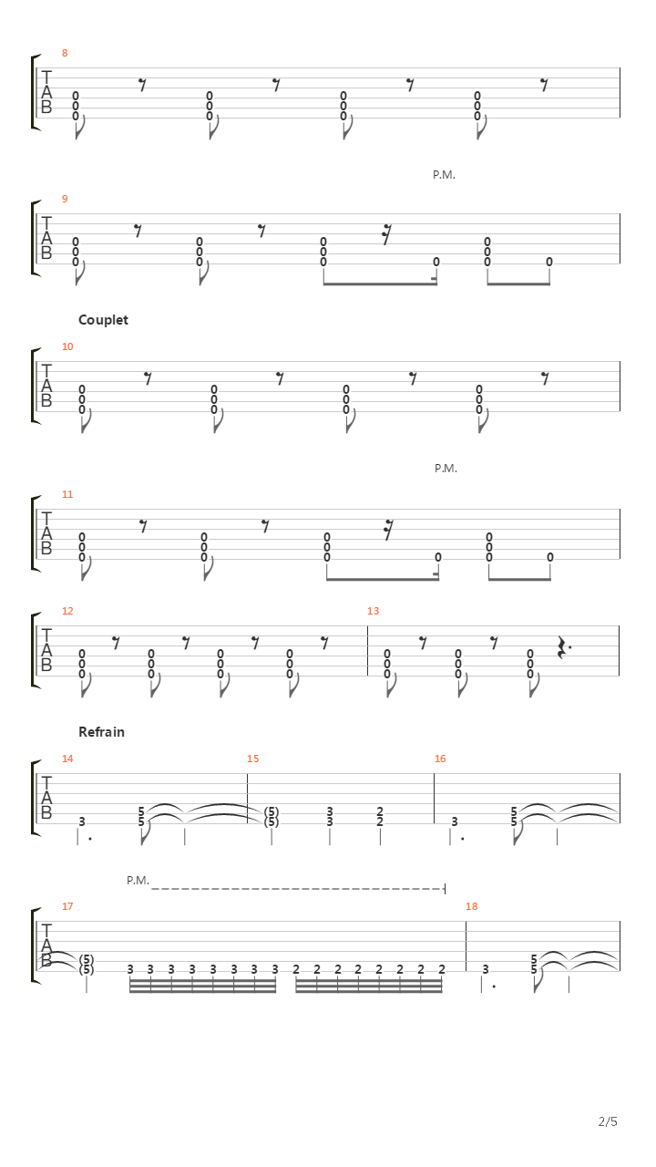 Calojira吉他谱