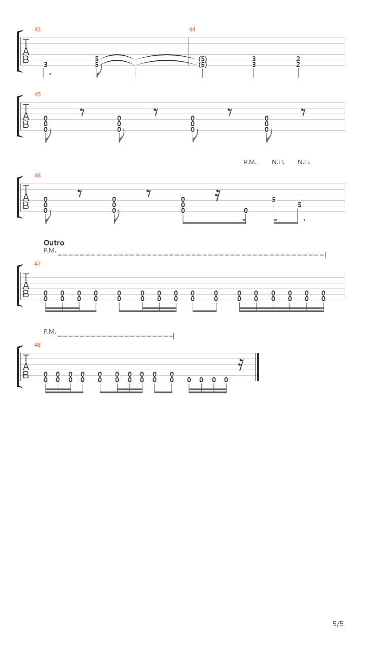 Calojira吉他谱