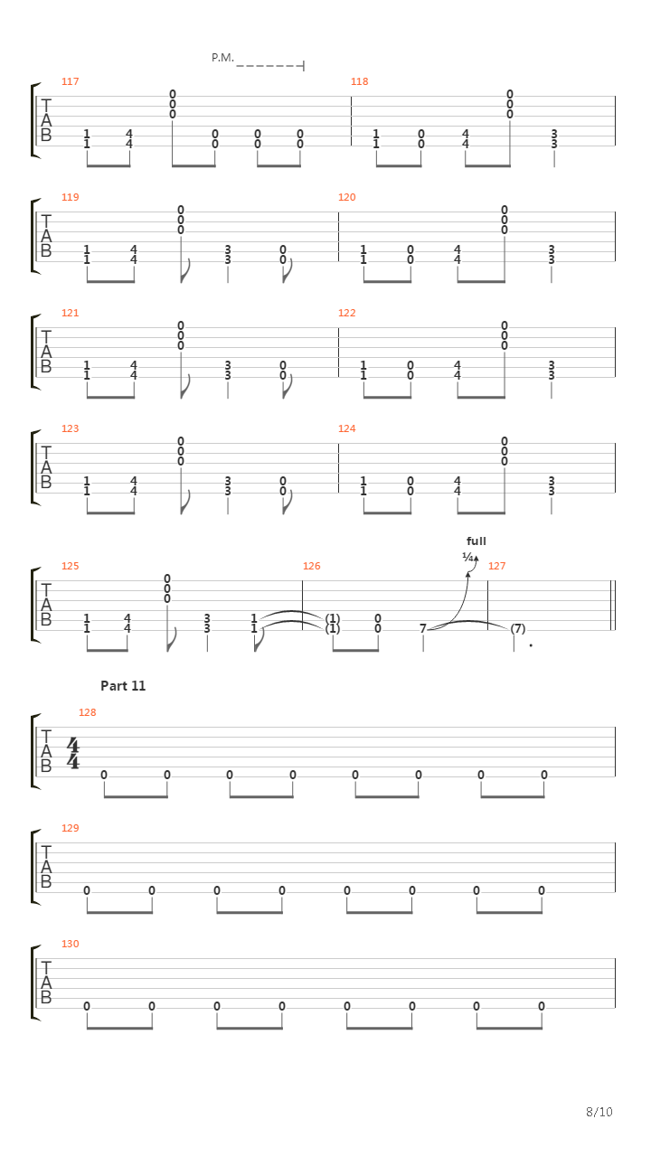 My Deteriorating Incline吉他谱