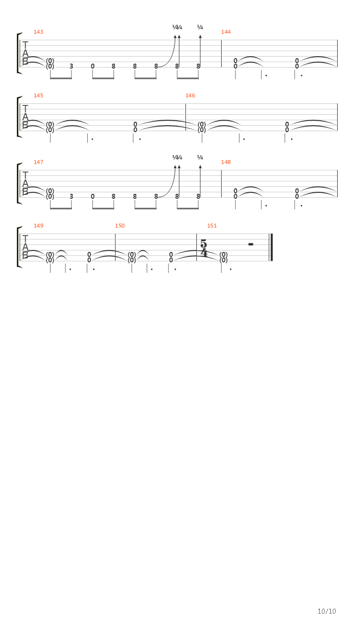 My Deteriorating Incline吉他谱