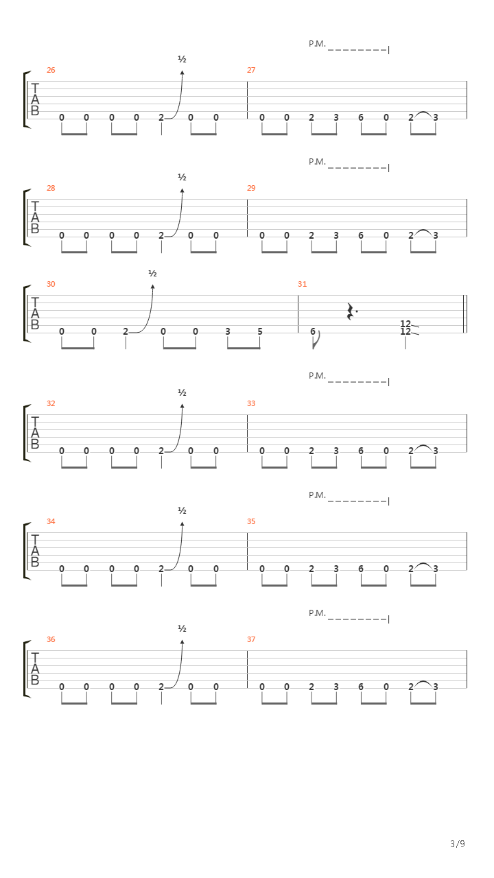 Litany吉他谱