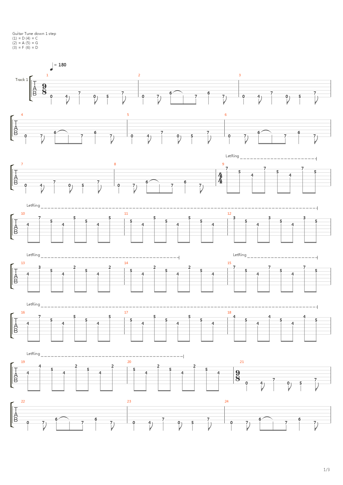 Another Side Of Me吉他谱