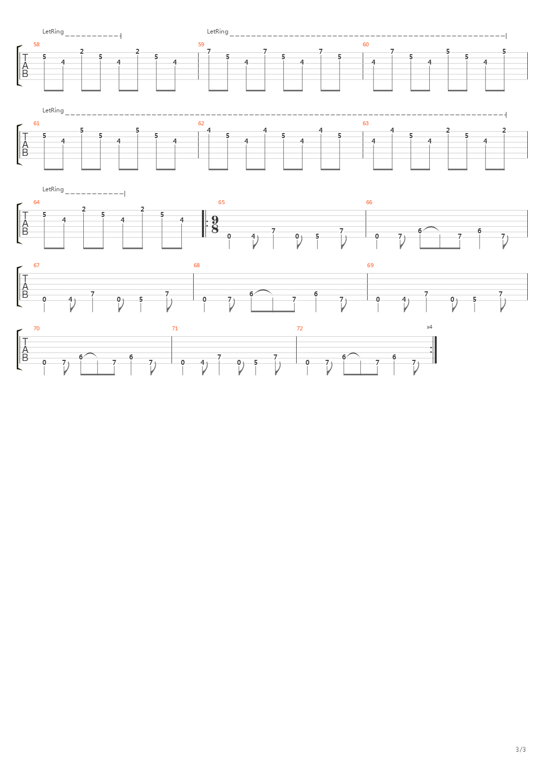 Another Side Of Me吉他谱