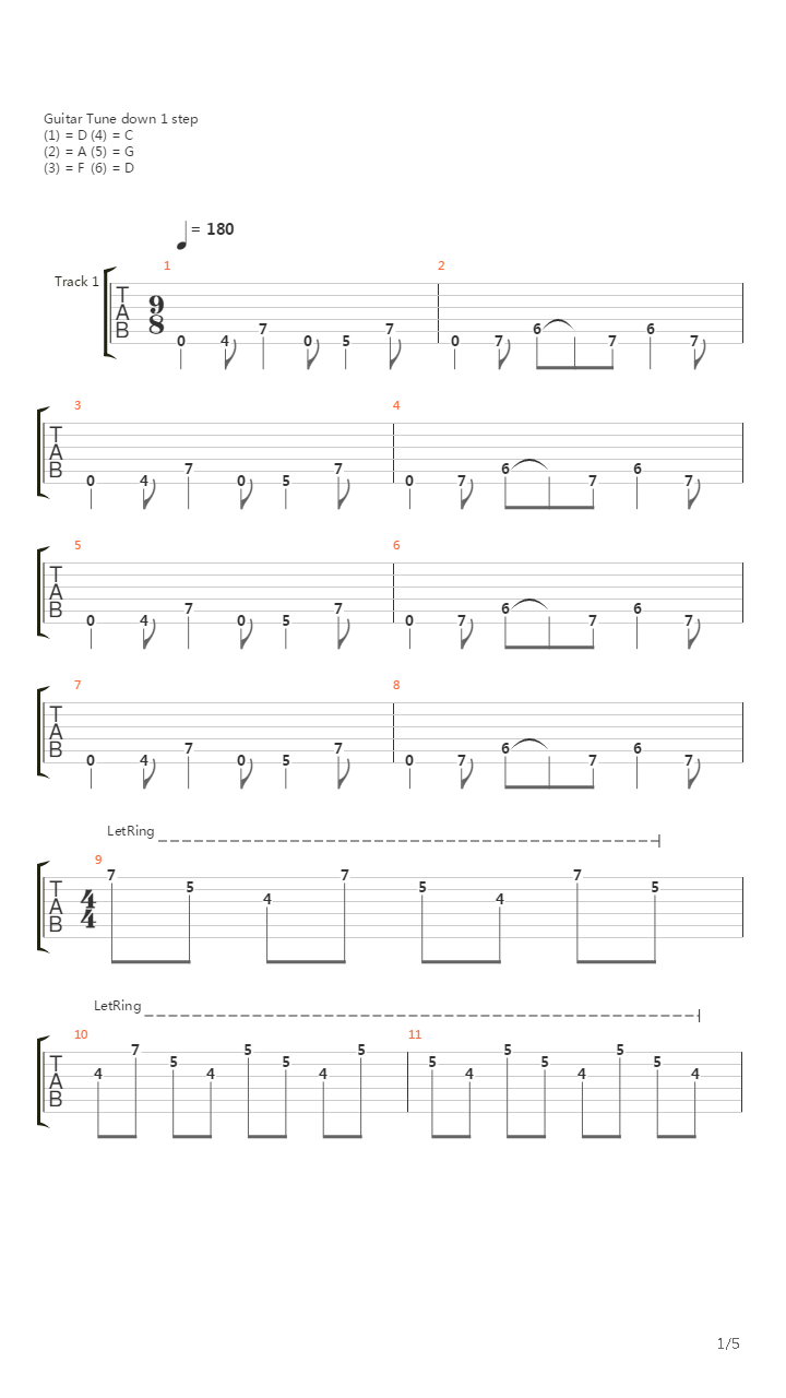 Another Side Of Me吉他谱