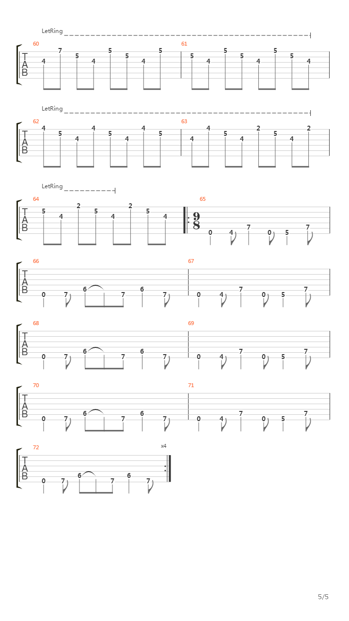 Another Side Of Me吉他谱