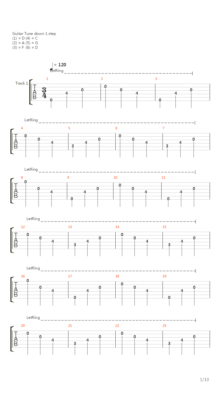 Utan Mening吉他谱