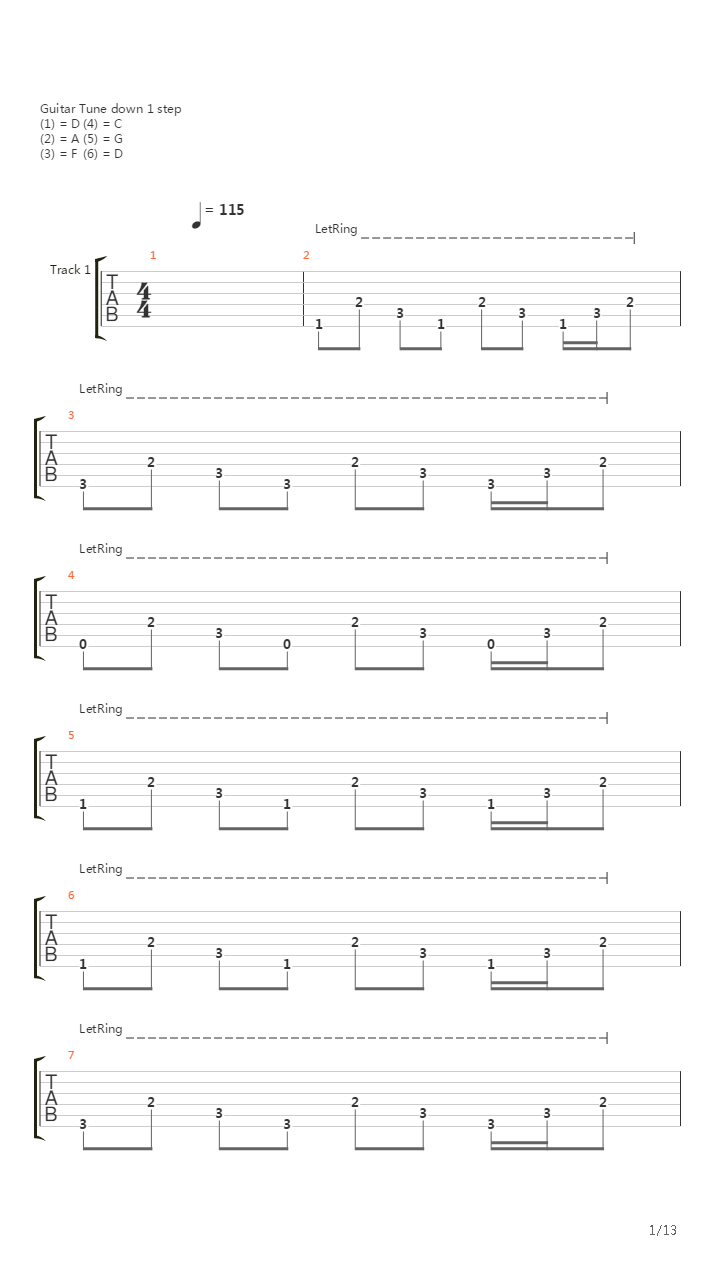 Vilsen吉他谱