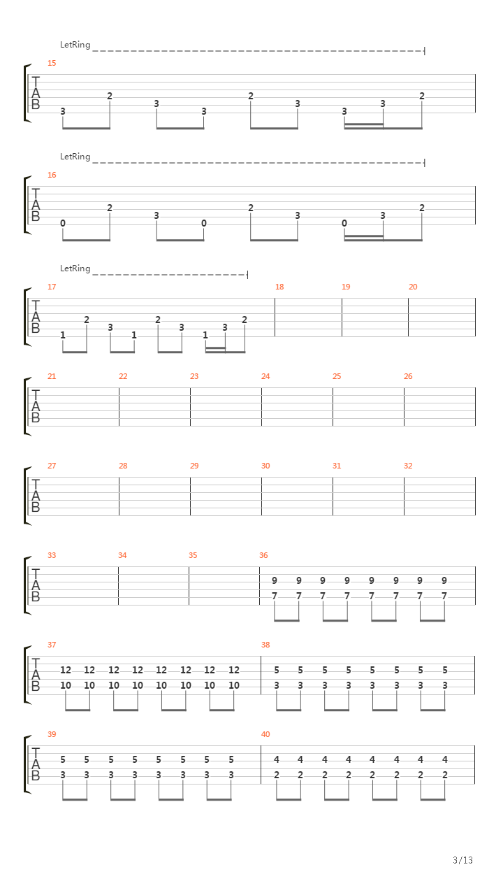 Vilsen吉他谱