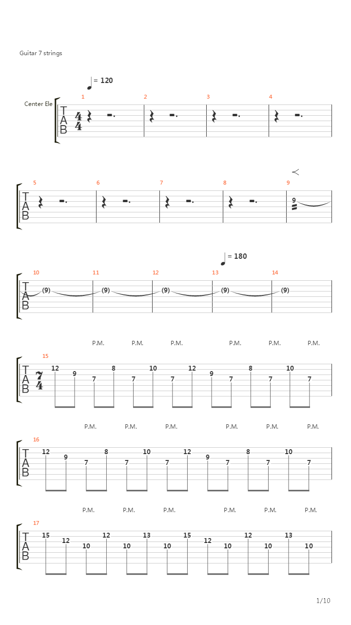 Citadel吉他谱