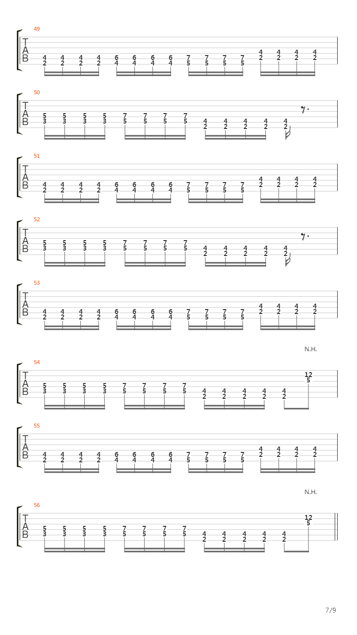 Muori Delay吉他谱