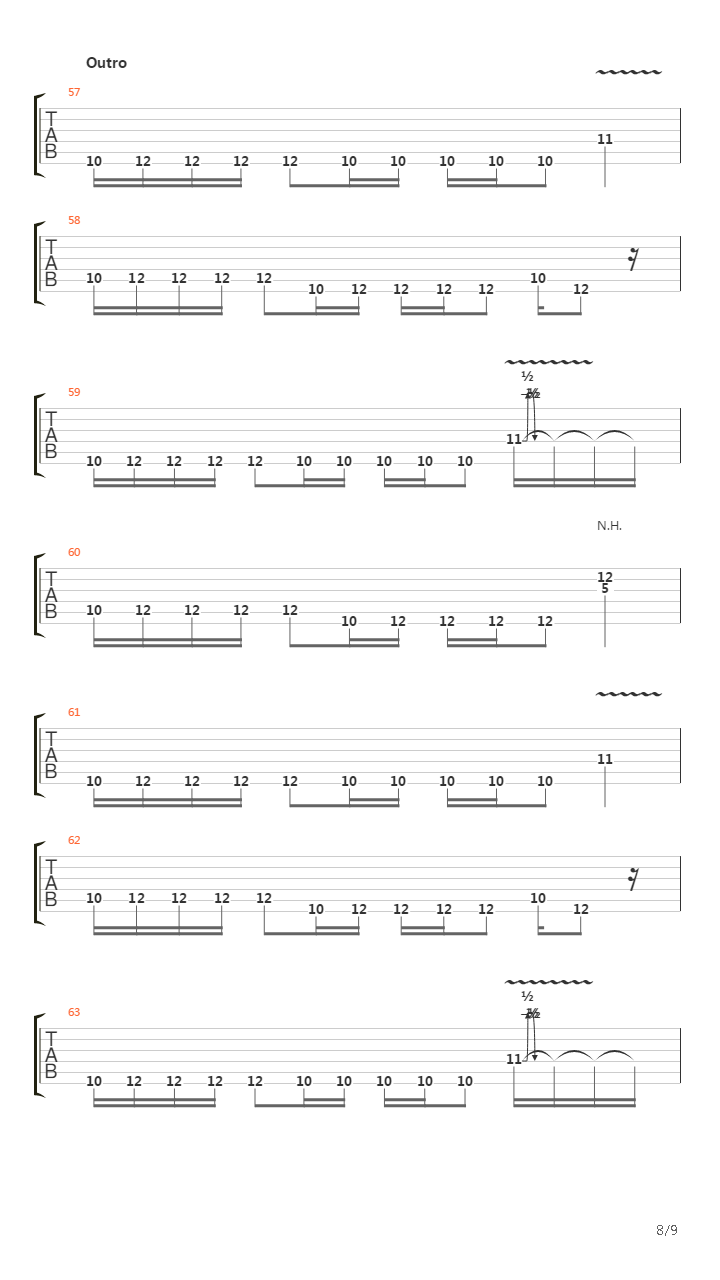 Muori Delay吉他谱