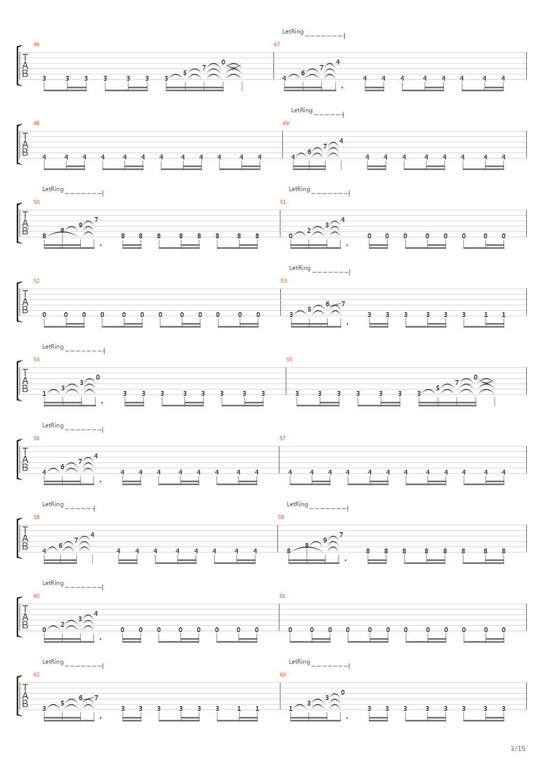 Afield吉他谱