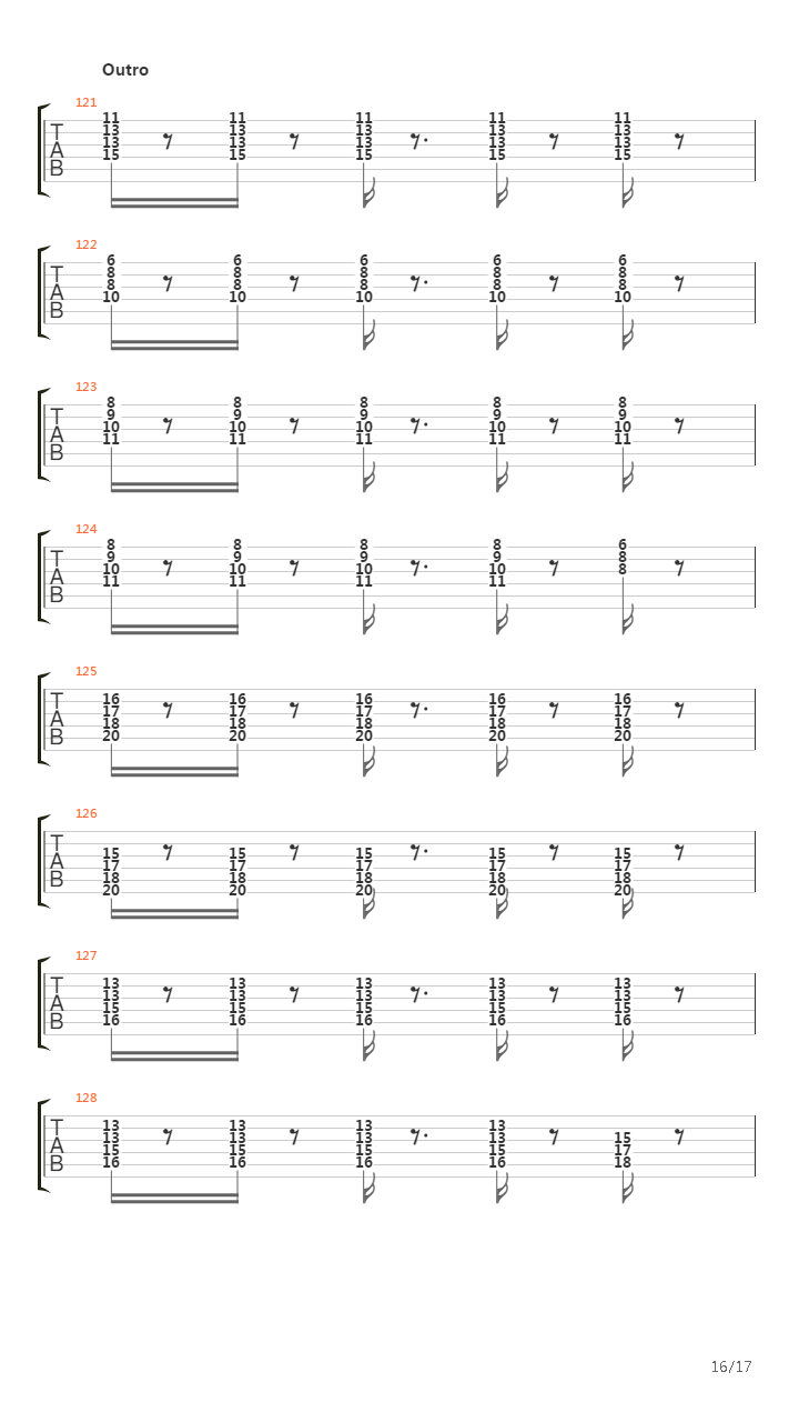 7Th Element吉他谱