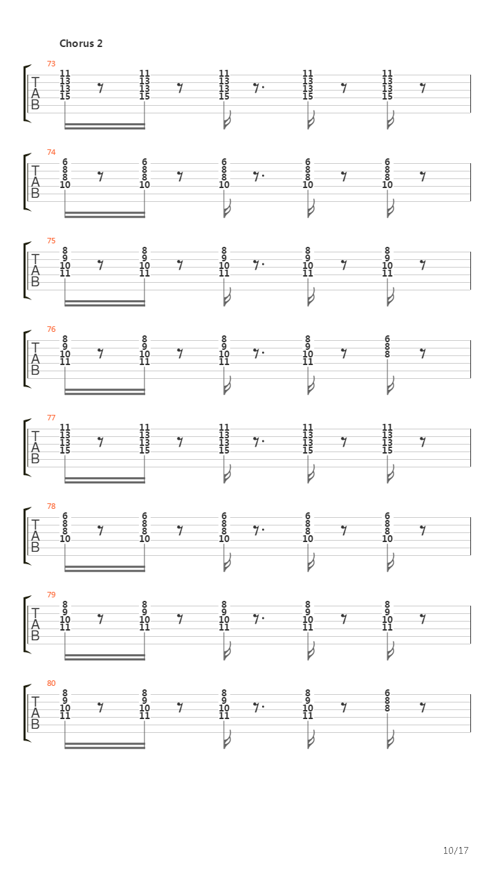 7Th Element吉他谱