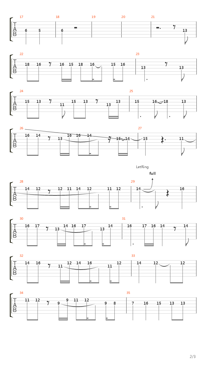 Dedication吉他谱