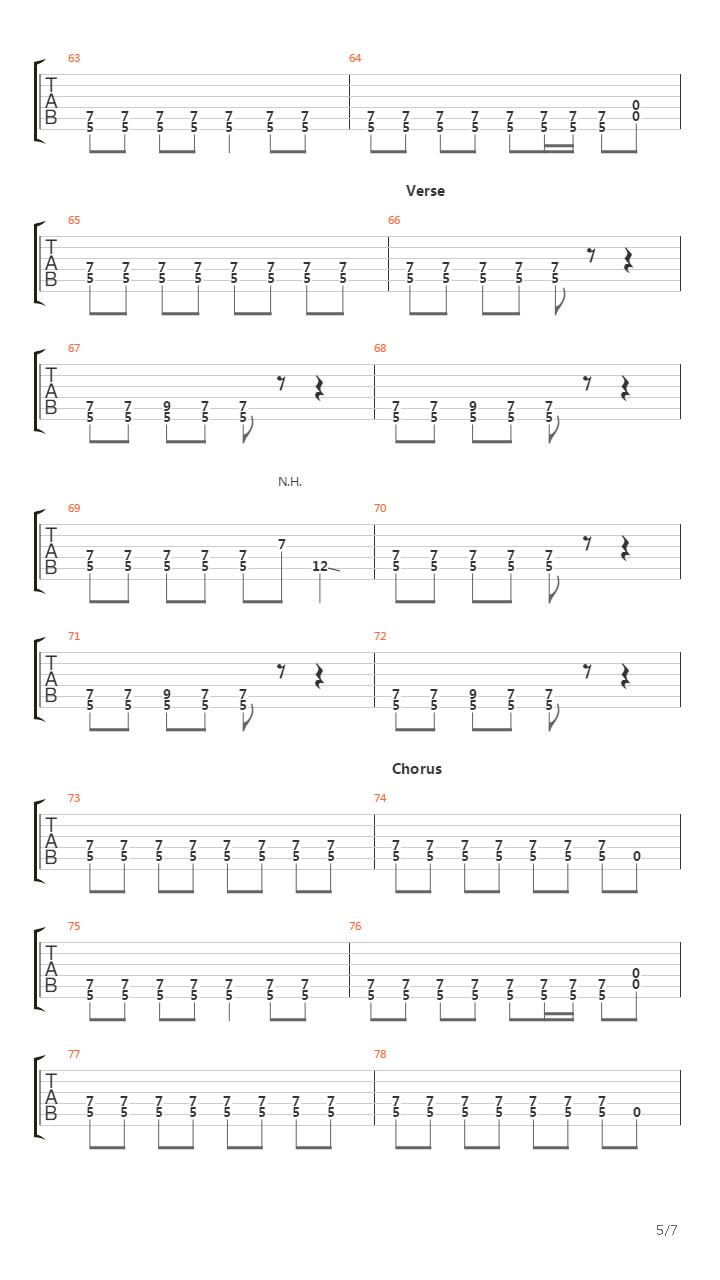 Battleship Chains吉他谱