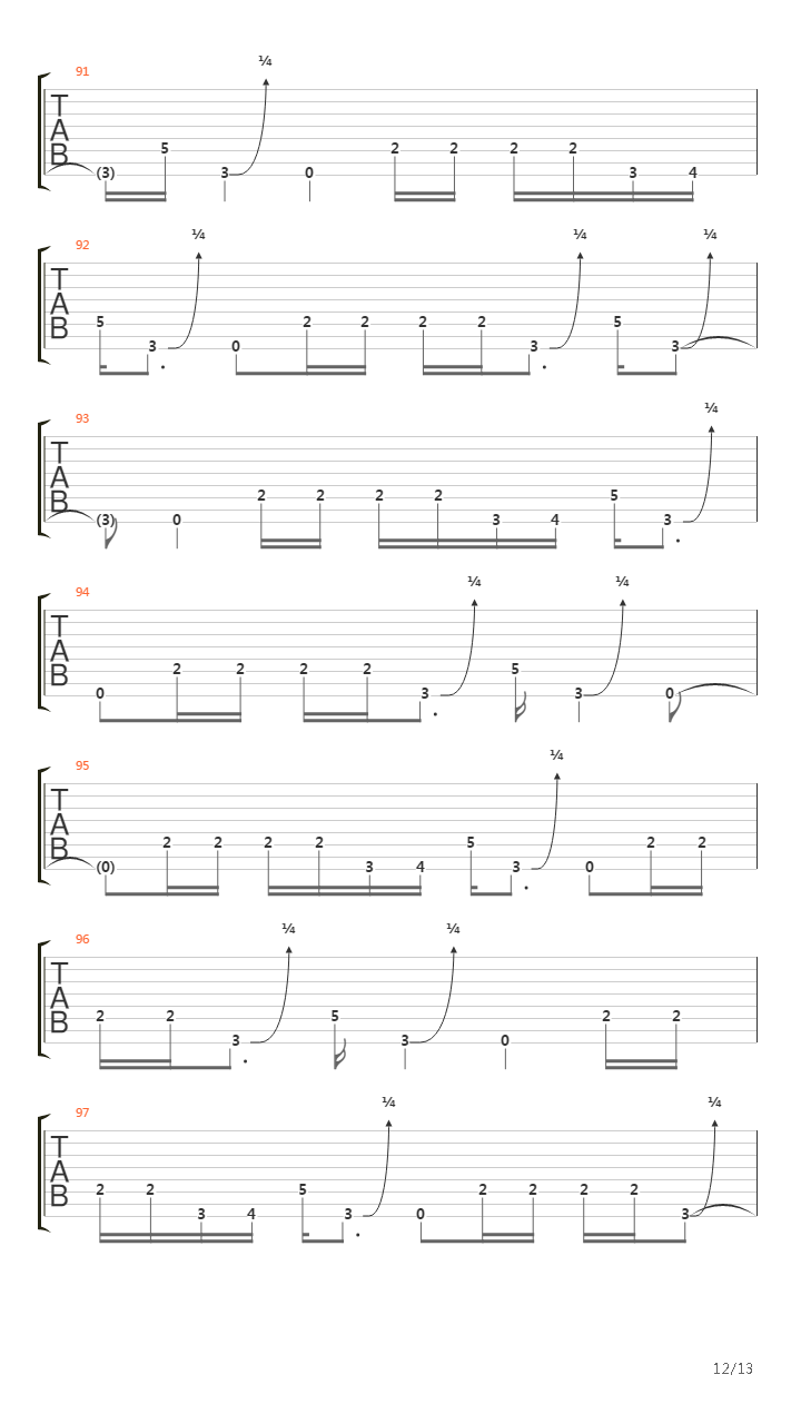 91367吉他谱