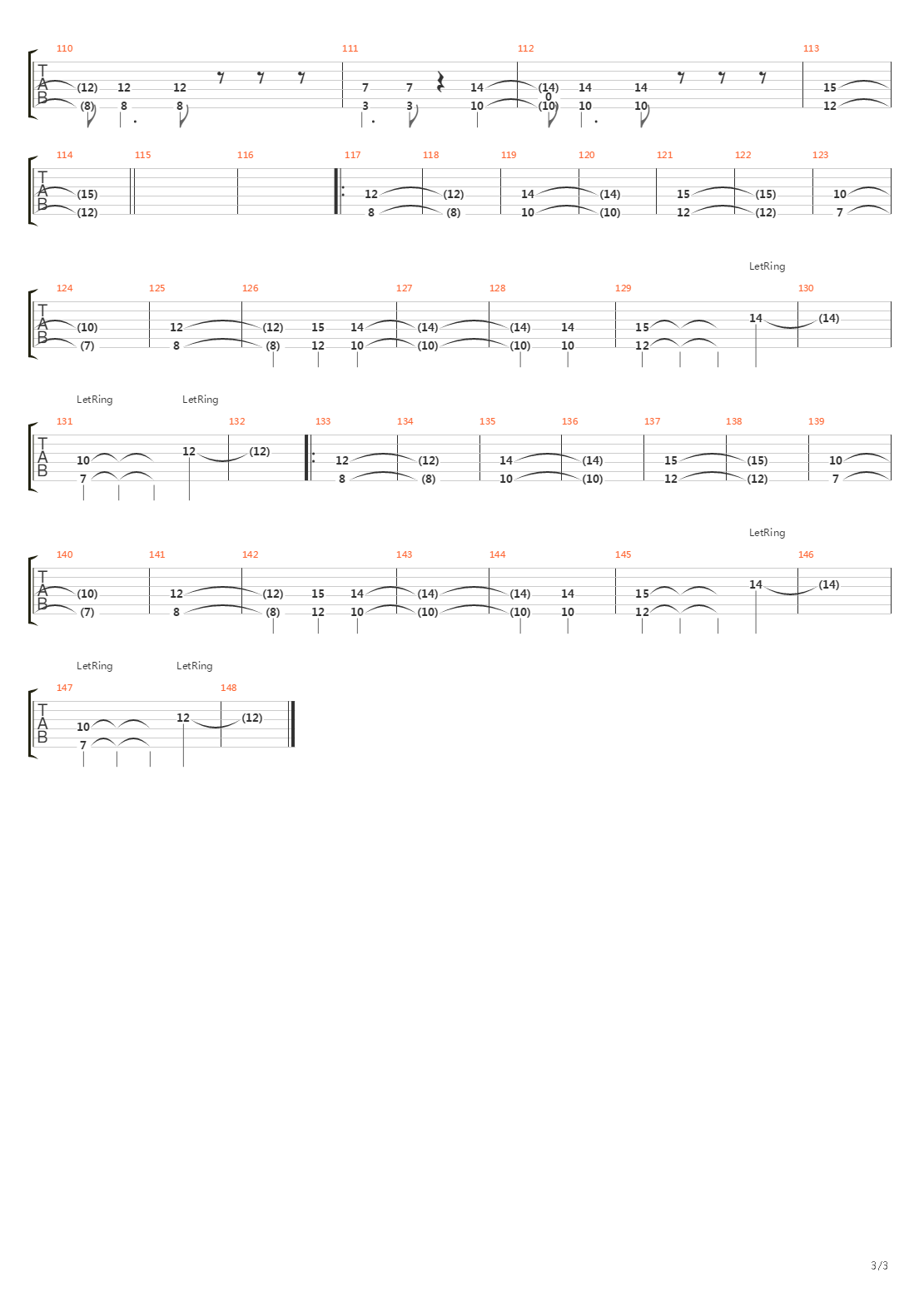 Wings吉他谱