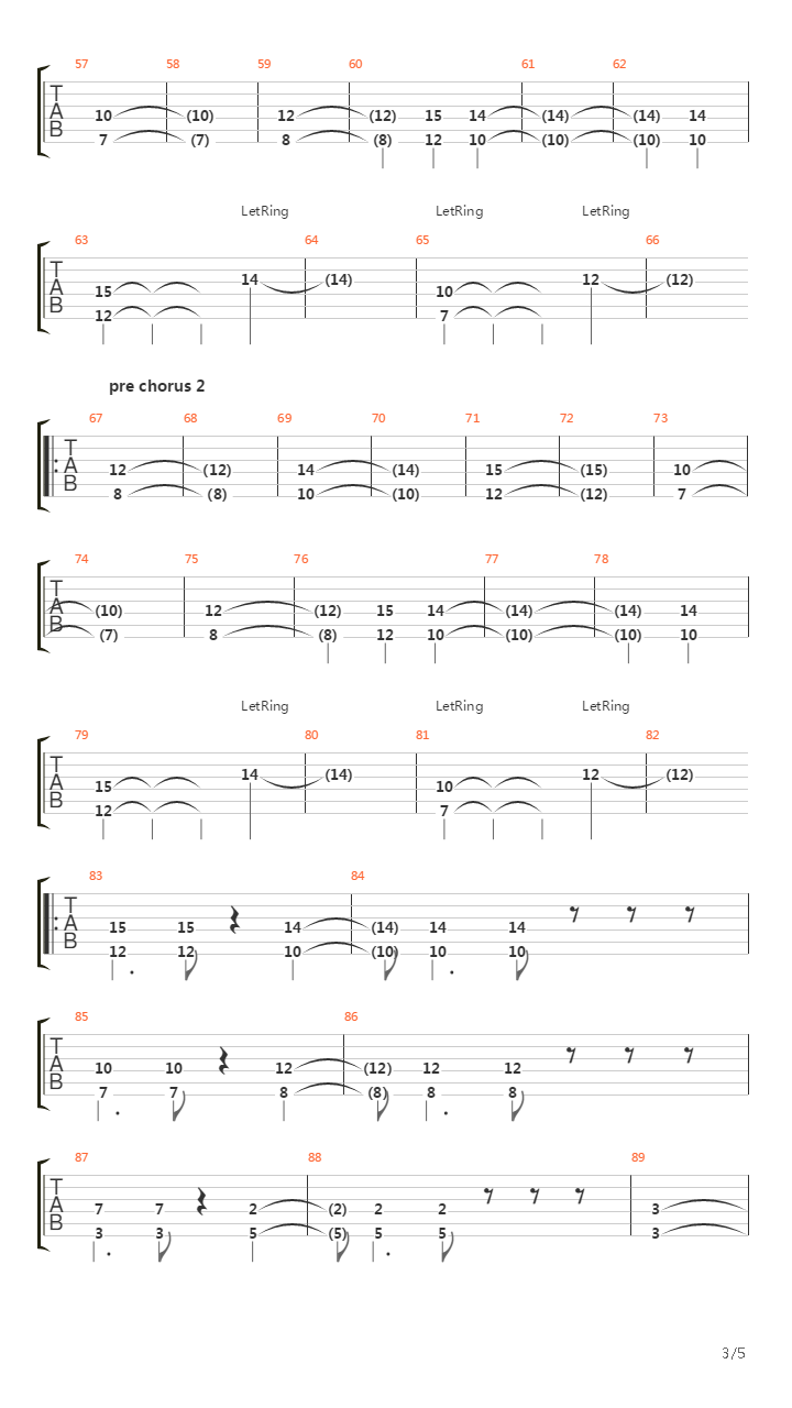 Wings吉他谱