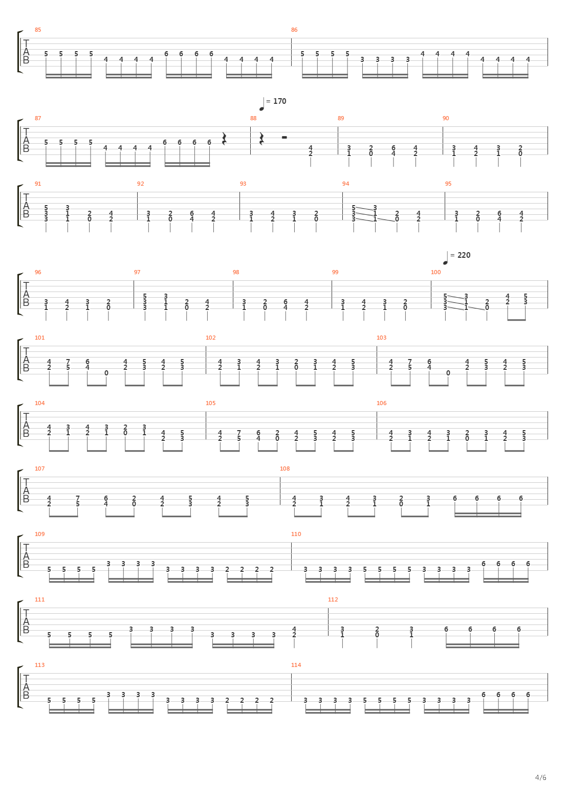 Pulses In Rhombus Forms吉他谱