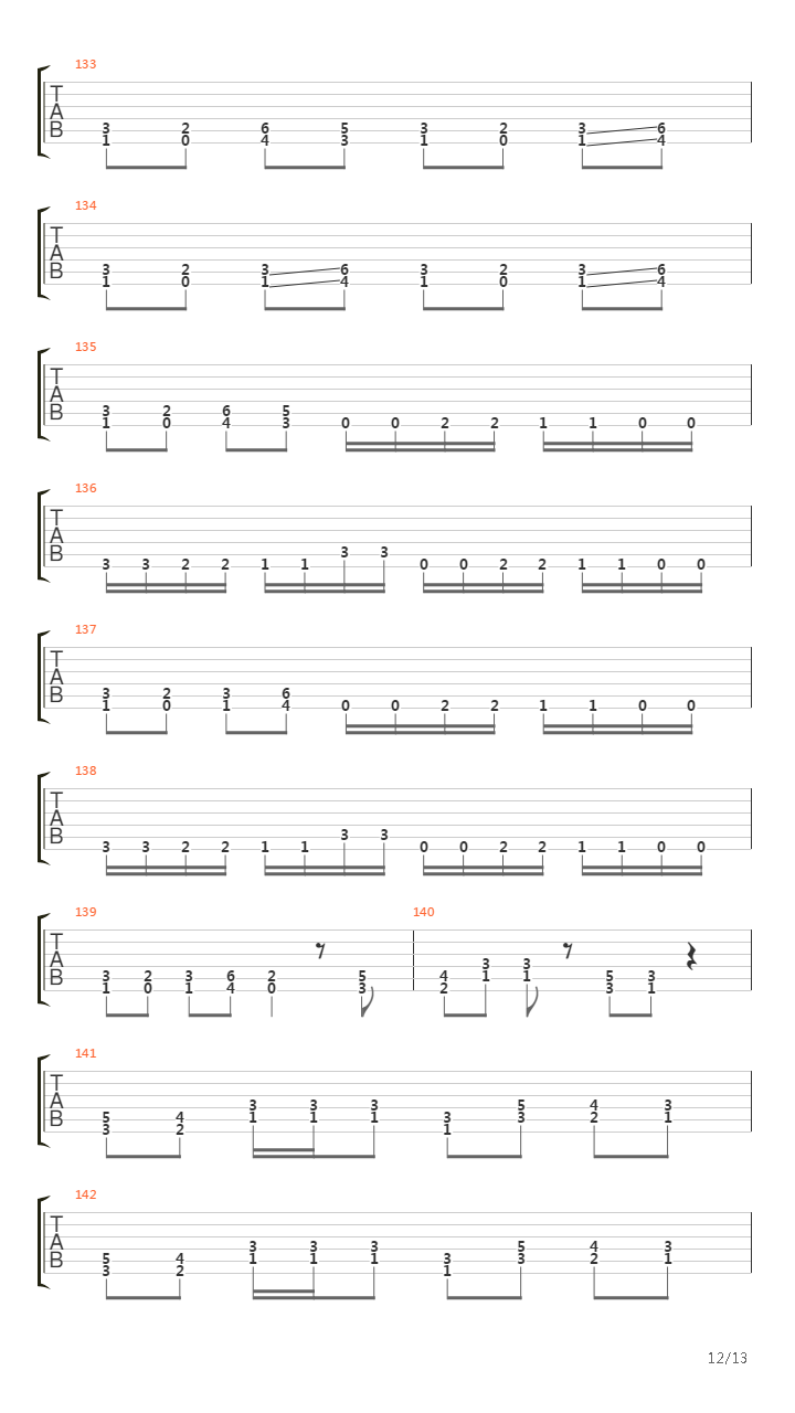 Pulses In Rhombus Forms吉他谱