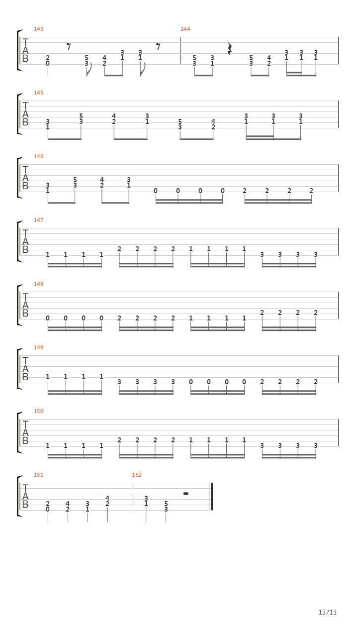 Pulses In Rhombus Forms吉他谱