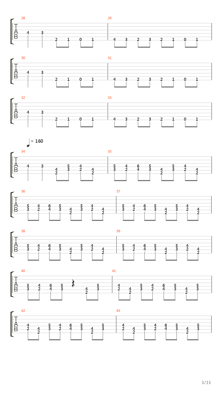 Pulses In Rhombus Forms吉他谱