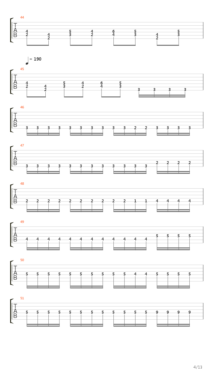 Pulses In Rhombus Forms吉他谱