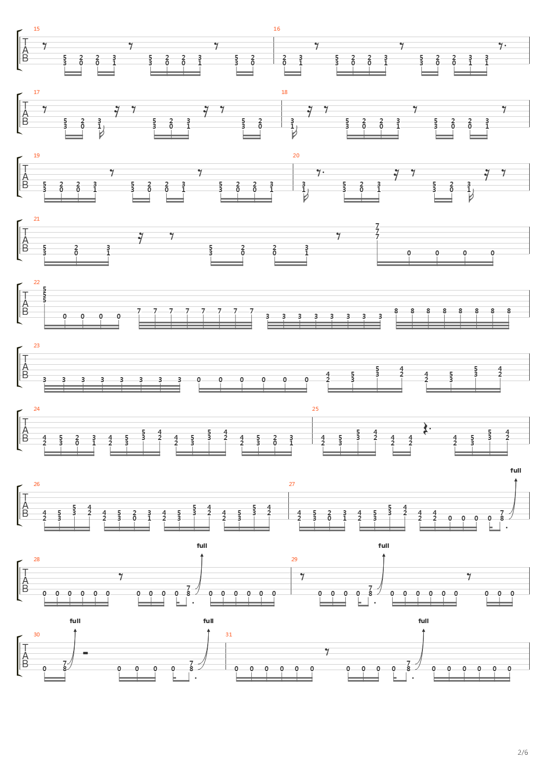 Tunnel Of Ions吉他谱