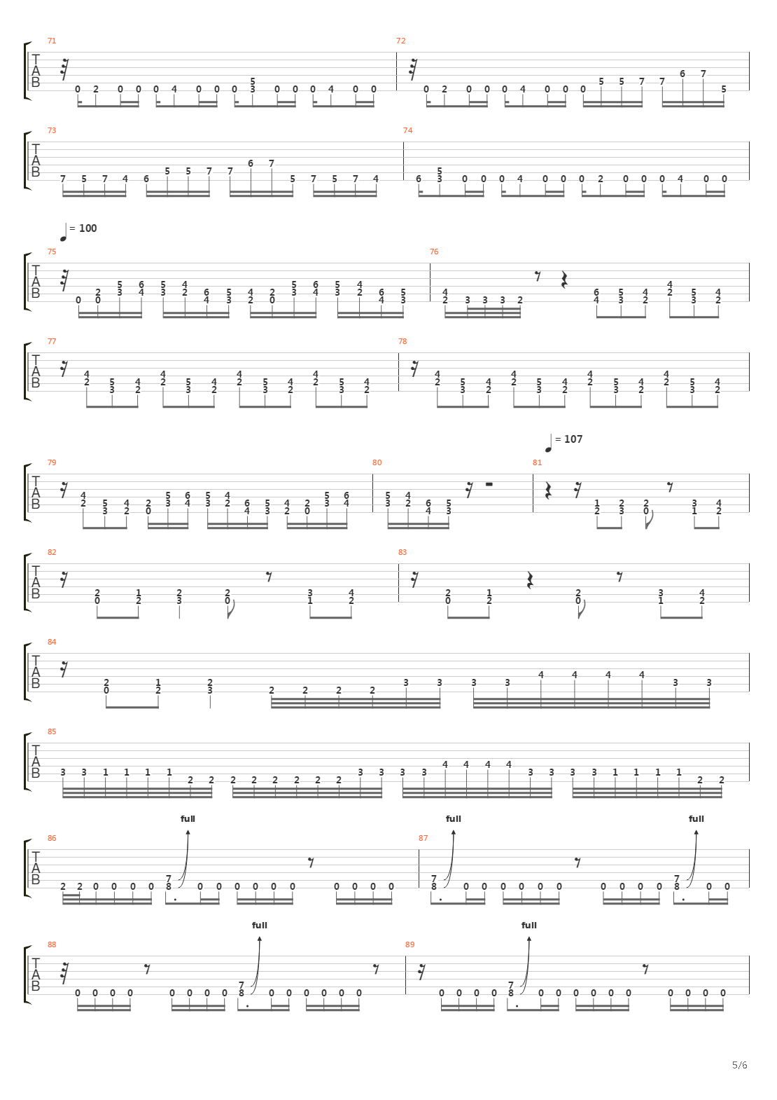 Tunnel Of Ions吉他谱