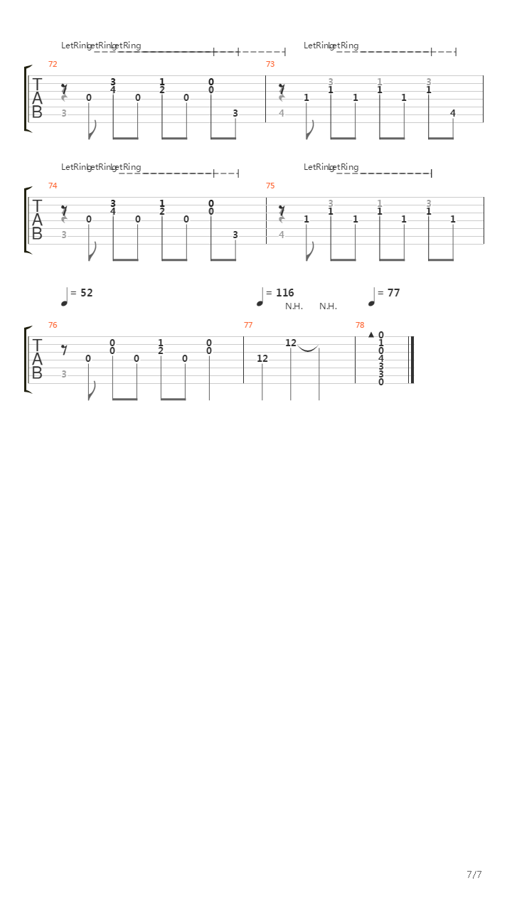 Mariana吉他谱