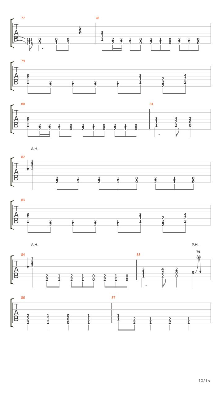 Vessel For Evil吉他谱
