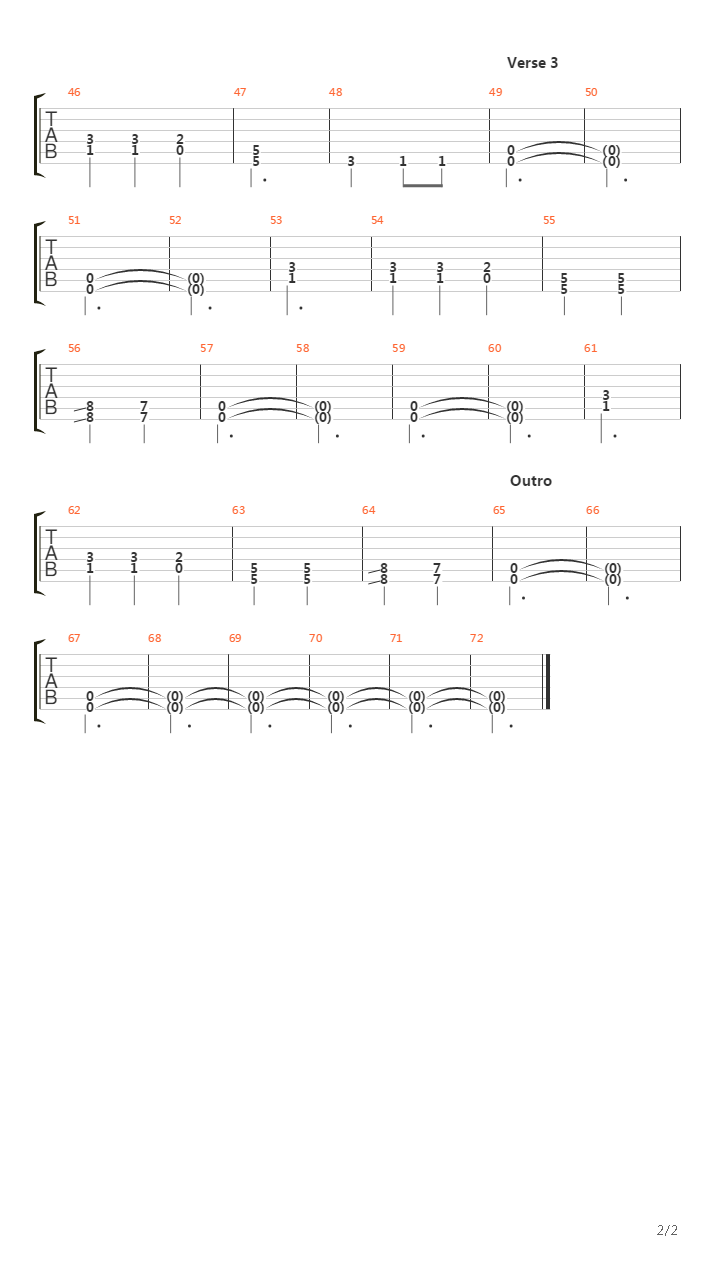 Totenbeschworer吉他谱