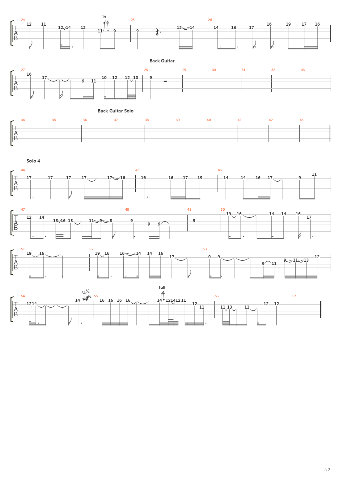 Passageway 4吉他谱