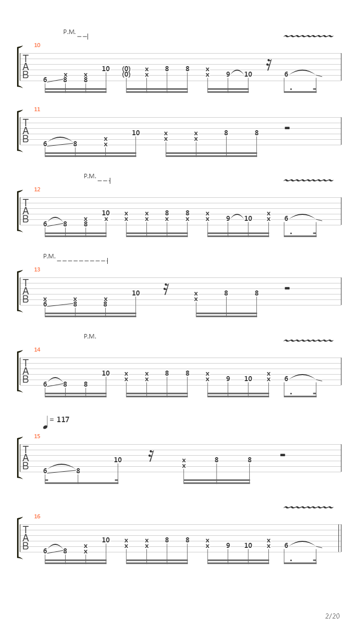 Population Override吉他谱