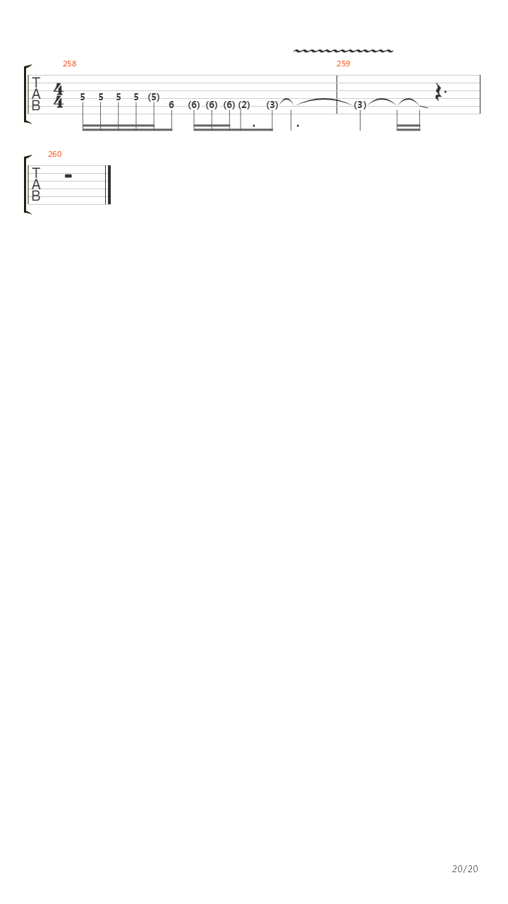 Population Override吉他谱