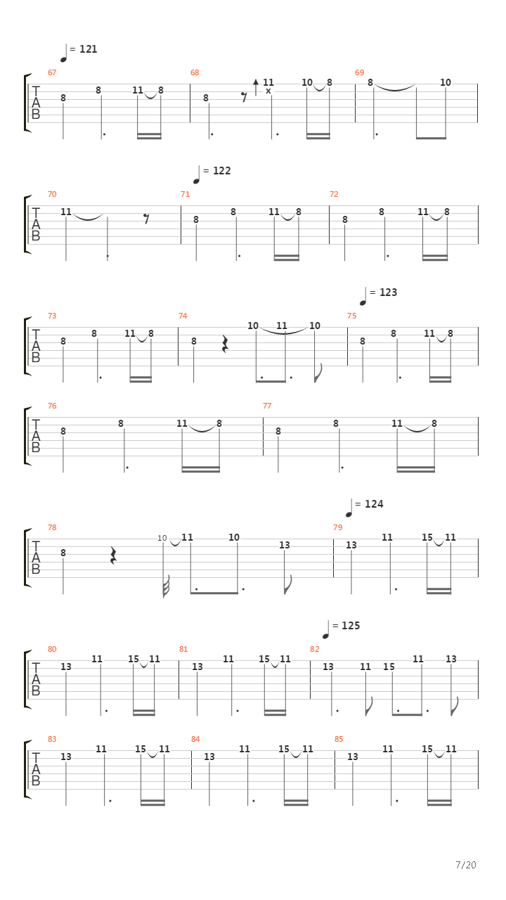 Population Override吉他谱