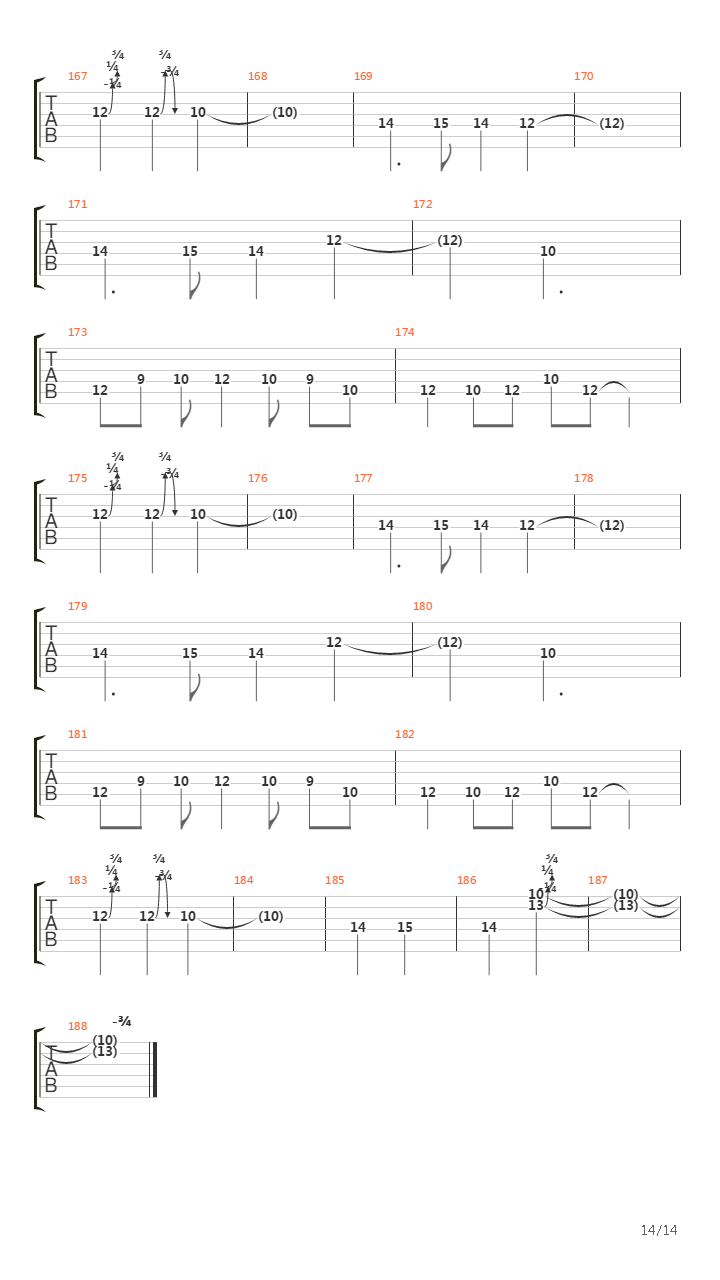 Three Gates吉他谱